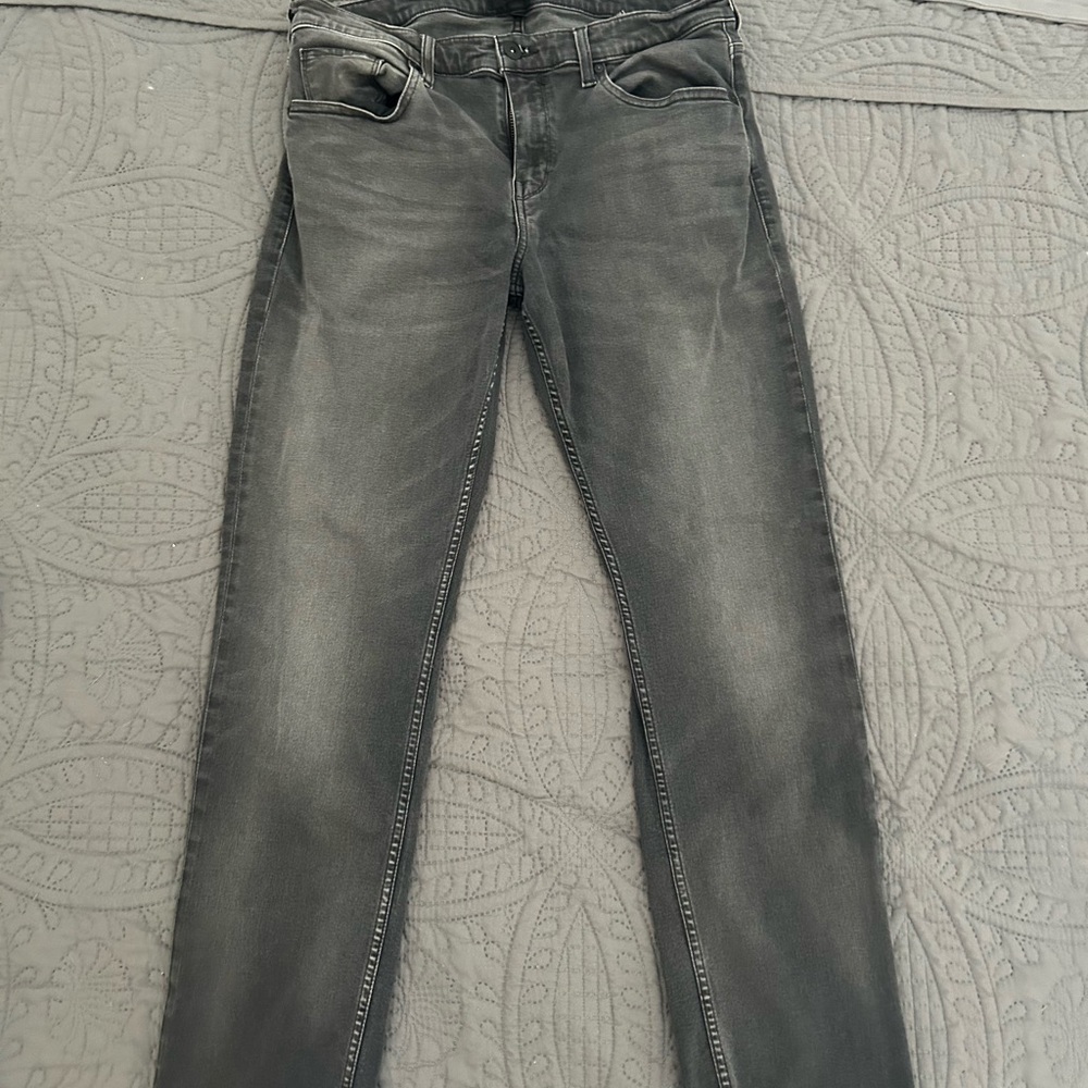 Stylish Gray Denim Jeans